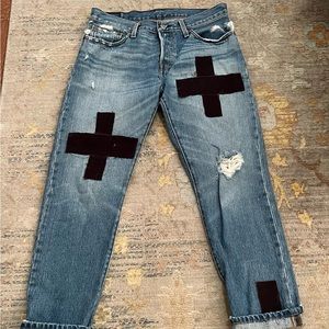 Levi’s custom cross jeans
